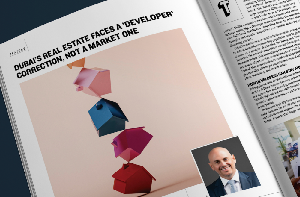 Dubai's Real Estate Faces a 'Developer' Correction, Not a Market One.